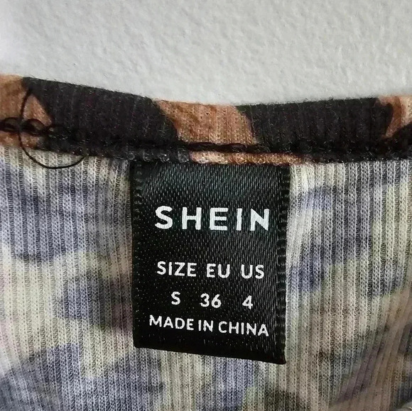 Shein Cheetah Mini Dress  Size Small - Picture 3 of 3